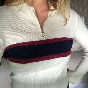 White Turtleneck Sweater